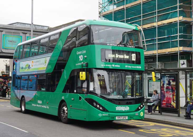 Nottingham Scania N280UD ADL Enviro400CNGCITY 405